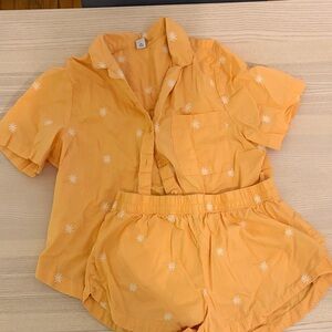 Old Navy Embroidered Pajama Set